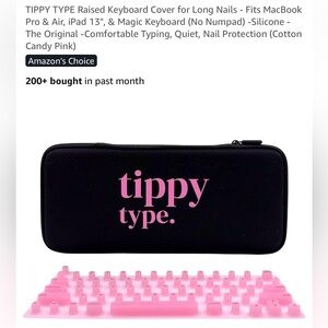 TIPPY TYPE Pink Silicone Keyboard Cover